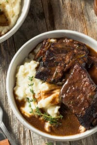 Savory Braised Short Ribs (Without Red Wine) - Gimme From Scratch