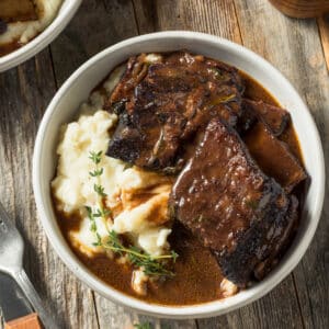 Savory Braised Short Ribs (Without Red Wine)