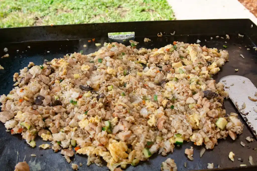 Chicken Thighs on the Blackstone Griddle - Wendy Polisi