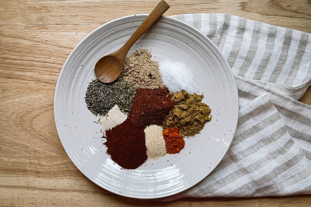 Low Carb Homemade Taco Seasoning ingredients