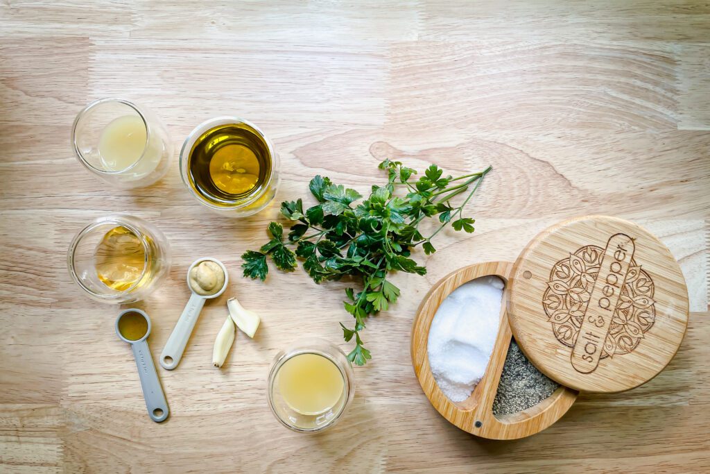 Honey Lime Vinaigrette ingredients