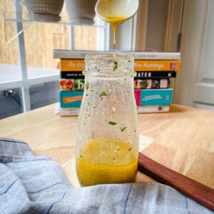 Honey Lime Vinaigrette - A Healthy Salad Dressing