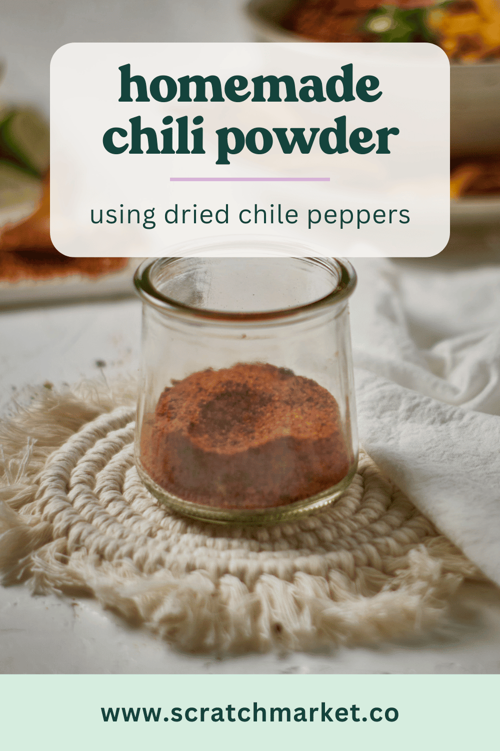 Homemade Chili Powder Using Dried Mexican Chiles