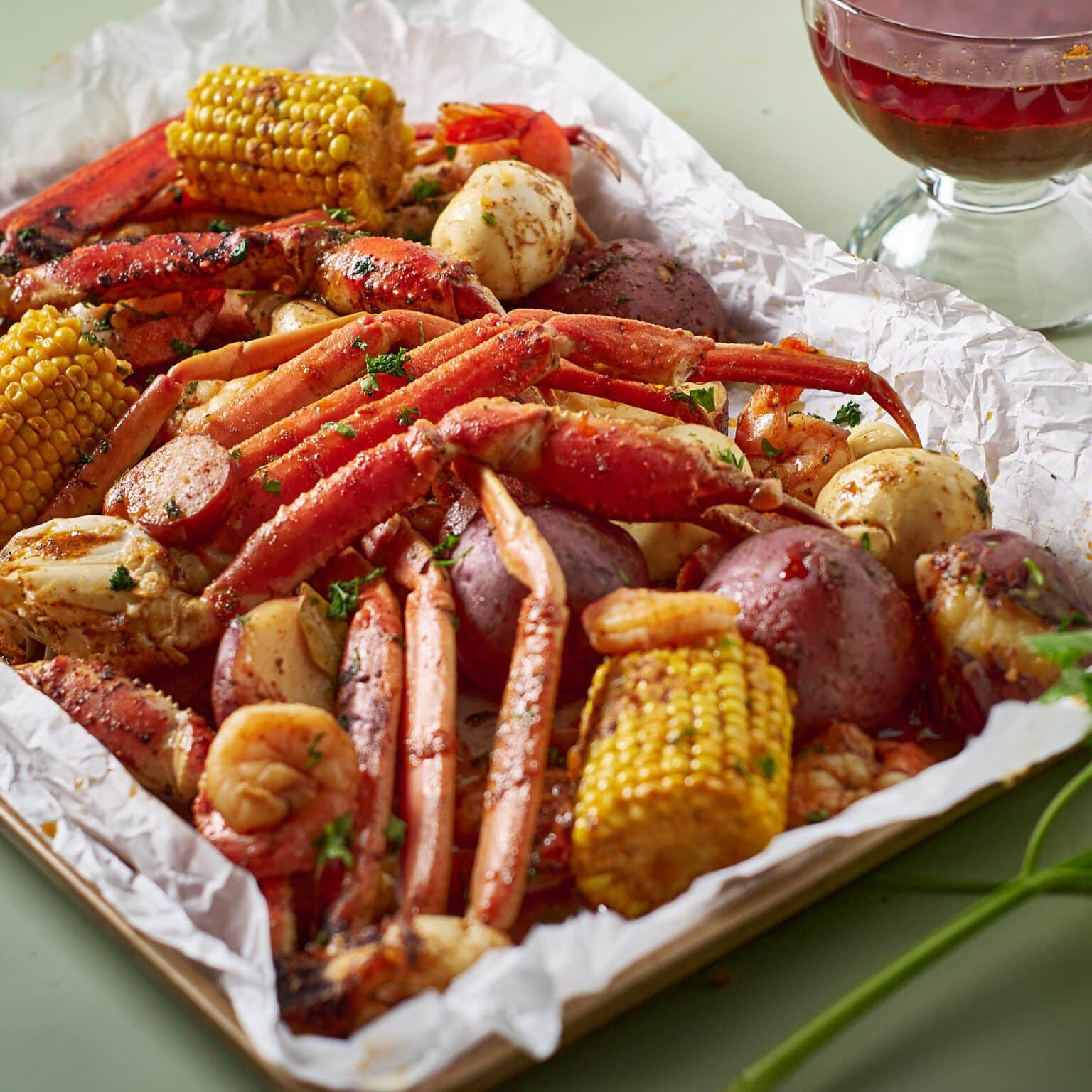 Cajun Seafood Boil in a Bag Plus Stovetop Instructions - Gimme From Scratch