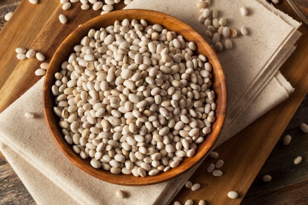 Raw Organic White Navy Beans