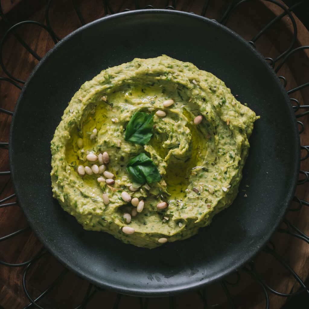 Homemade Green Hummus Recipe