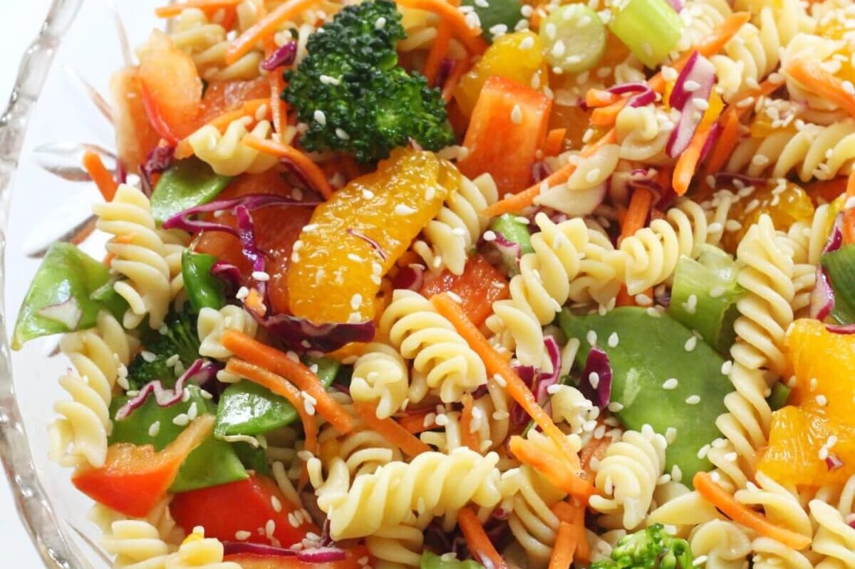 Asian Pasta Salad by Strength and Sunshine