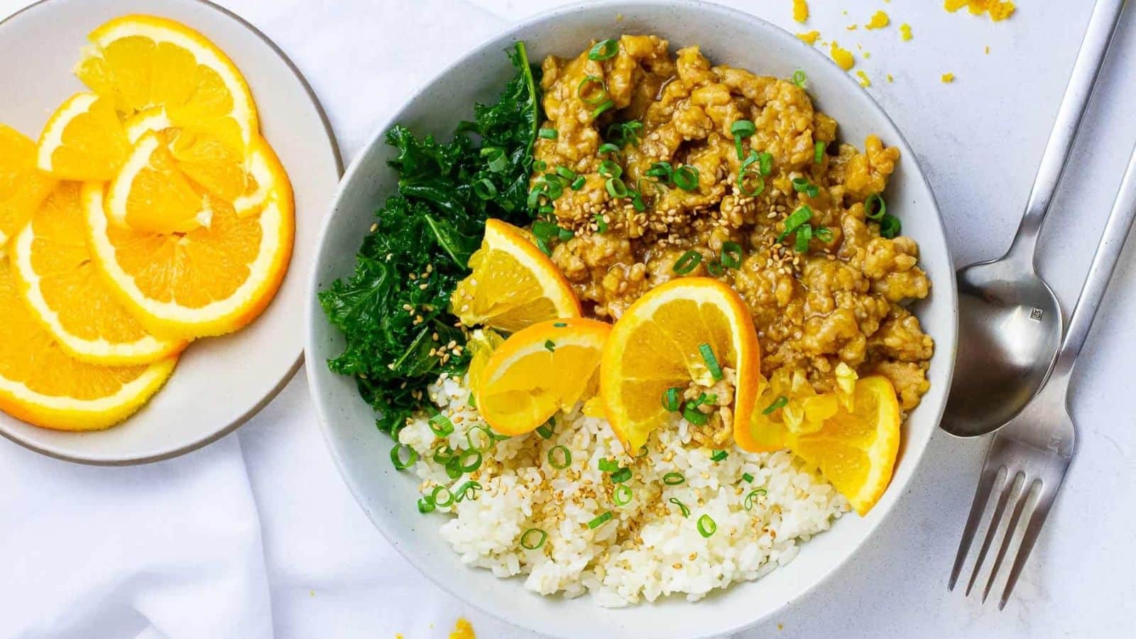 Orange You Glad? 19 Delicious Orange Chicken Recipes Chinese Takeout Ground Orange Chicken by Plates by Nat