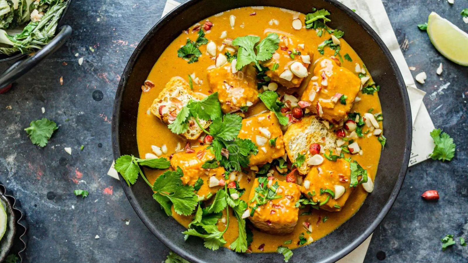 Creamy Tofu Satay Curry — Takeaway Style by Oh My Veg