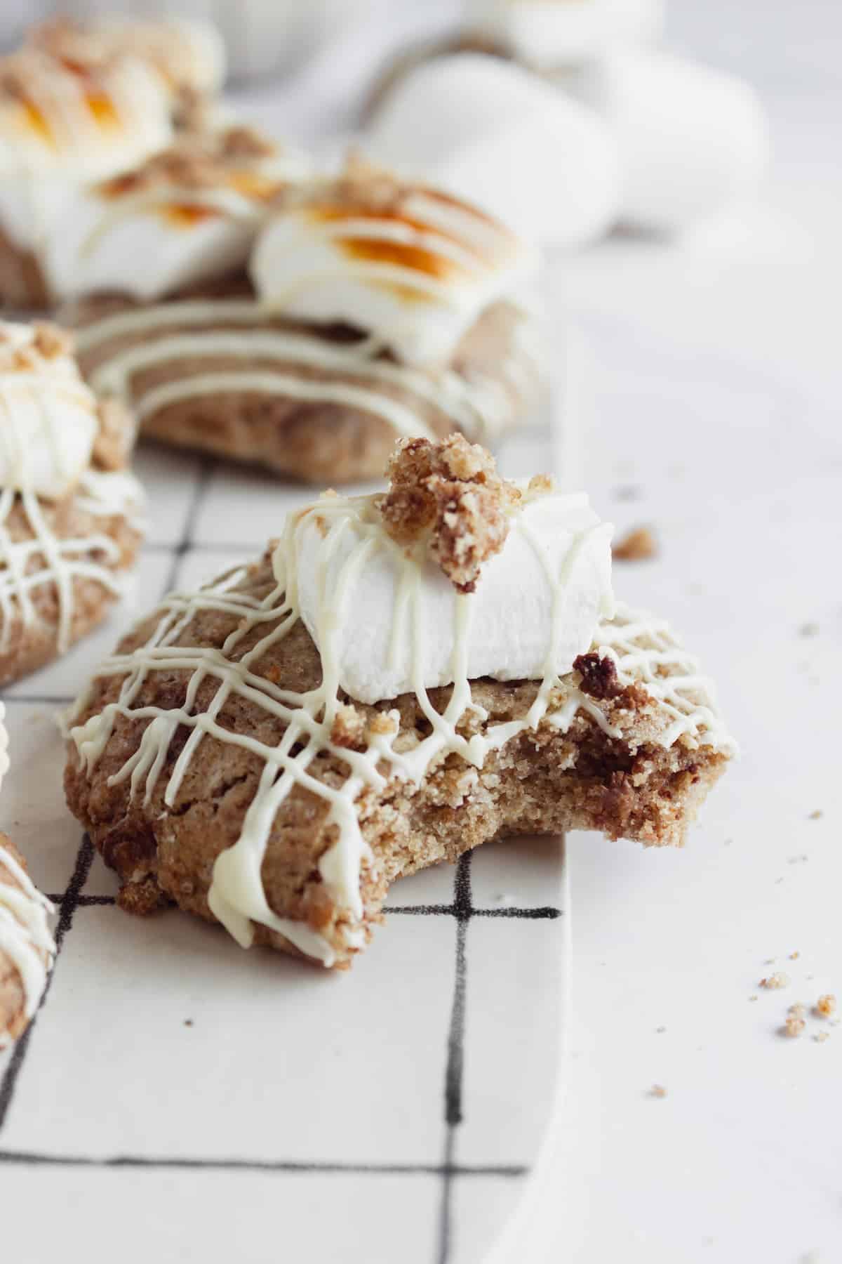 Crumbl Easy S’Mores Cookie by Thriving in Parenting