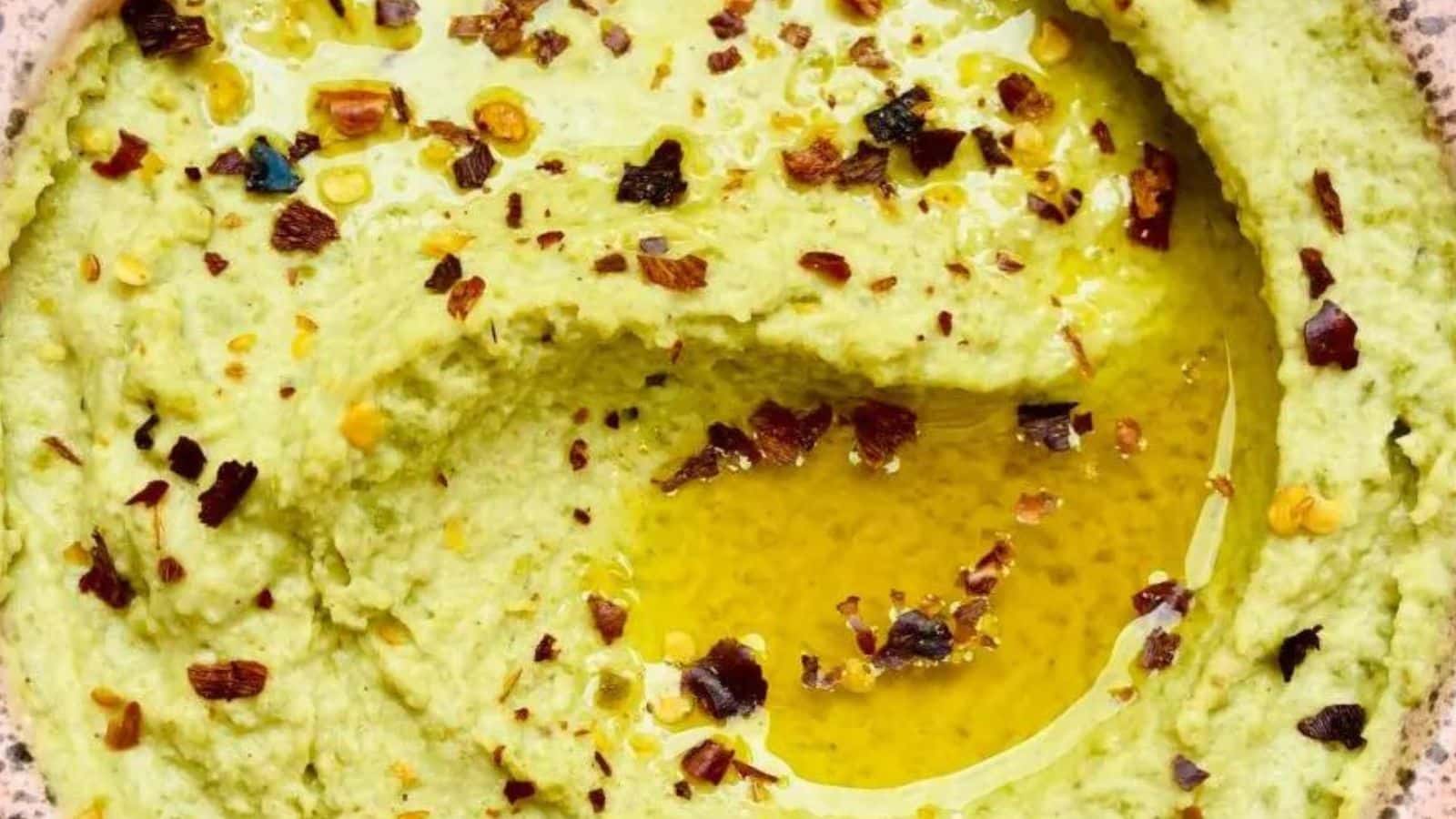 Green Split Pea Hummus by Yum Vegan Lunch Ideas