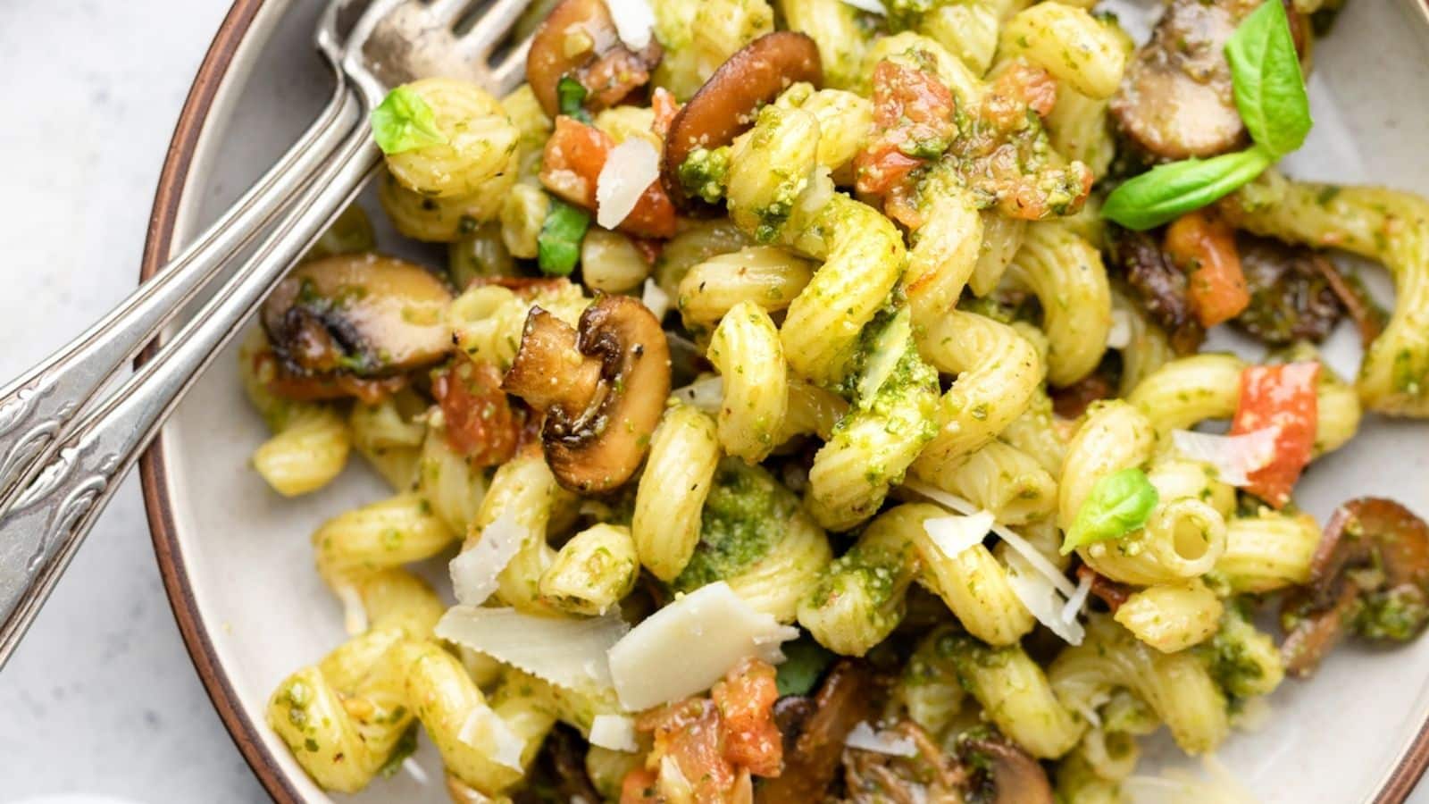 Noodles and Company Pesto Cavatappi by Life as a Strawberry