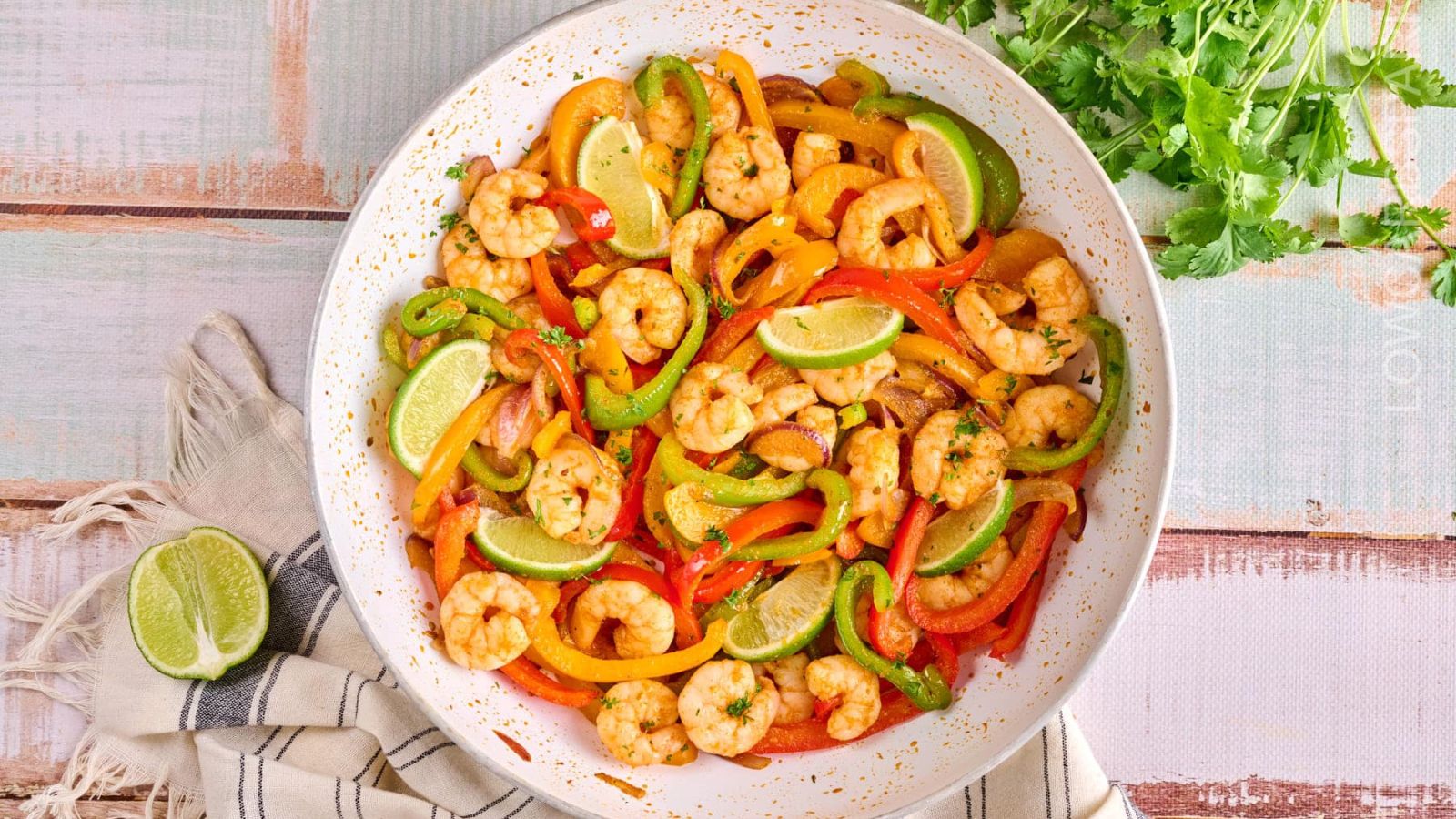 Shrimp Fajitas by Low Carb Spark