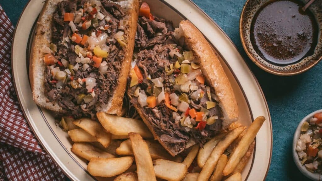 Chicago Italian Beef Sandwich by Gimme from Scratch