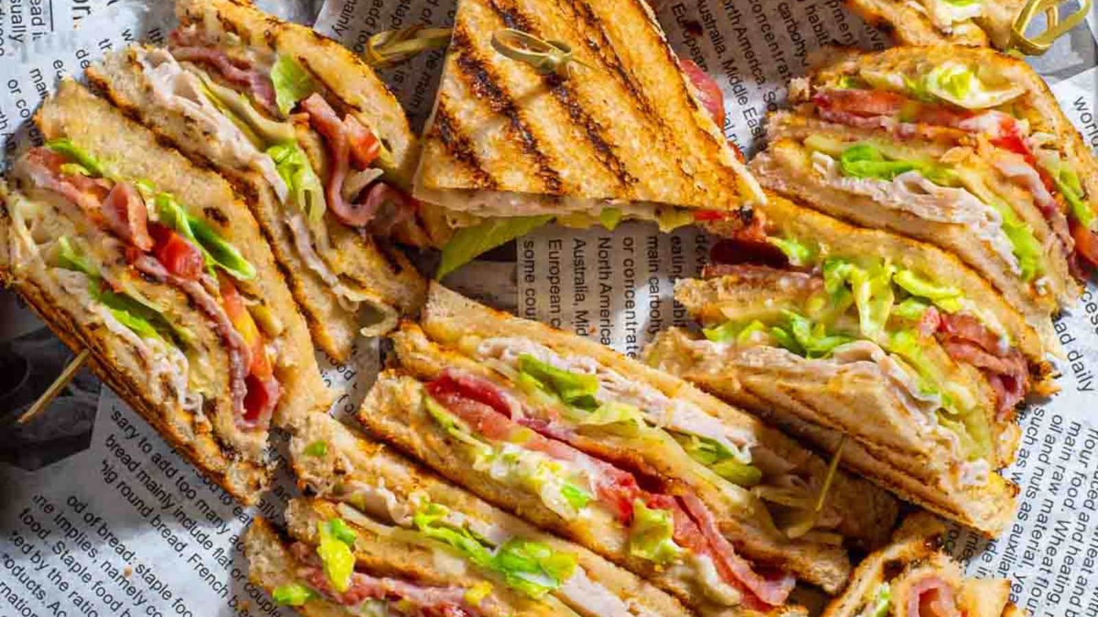 Classic American Club Sandwich by The Cinnamon Jar