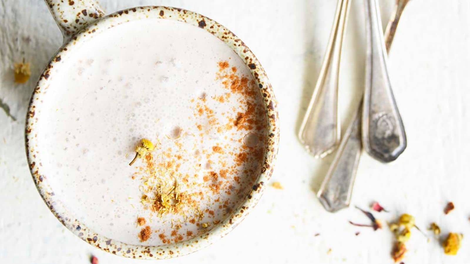 Cozy Chamomile Tea Latte by An Edible Mosaic