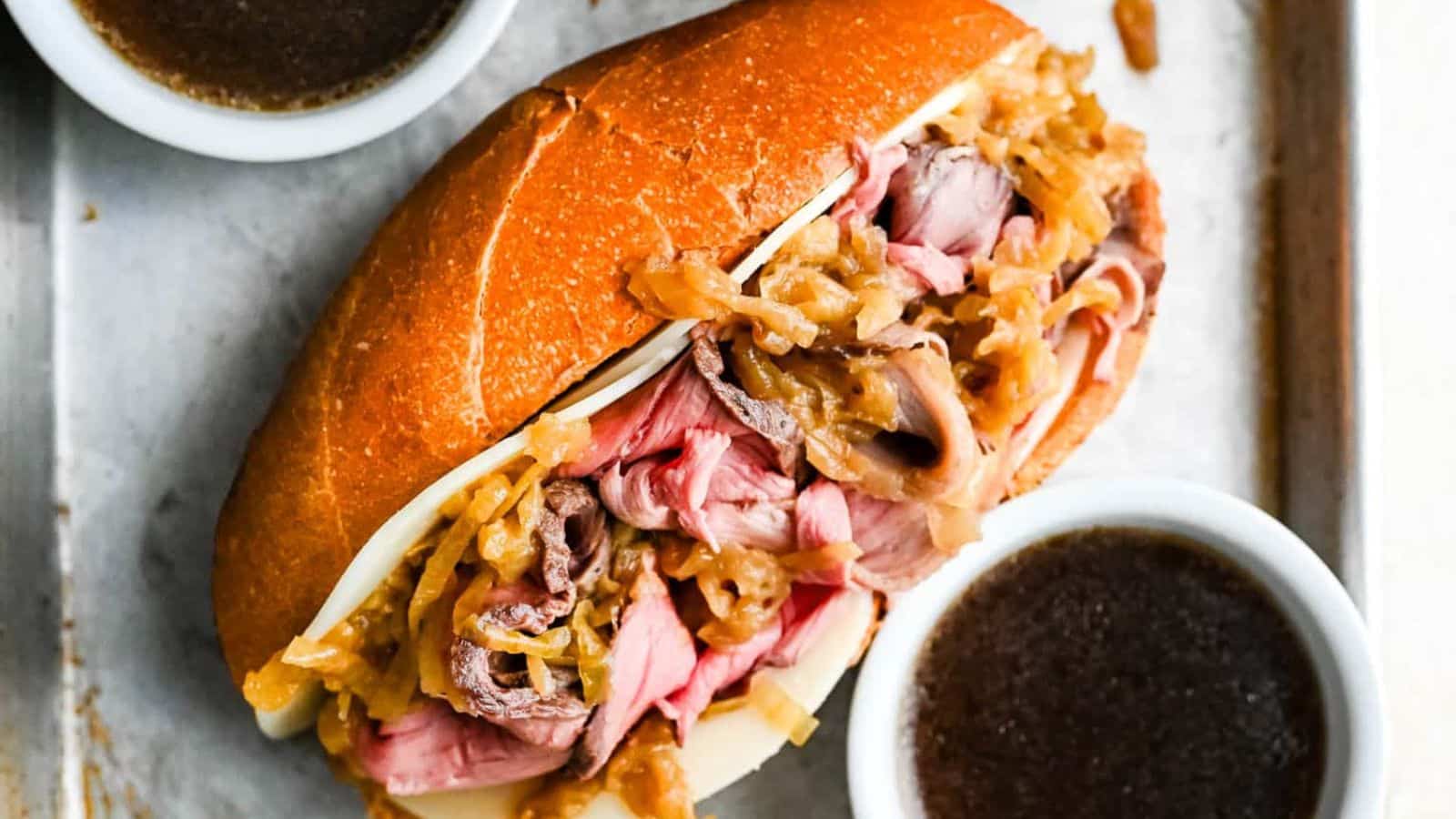 French Dip Au Jus by Garlic and Zest