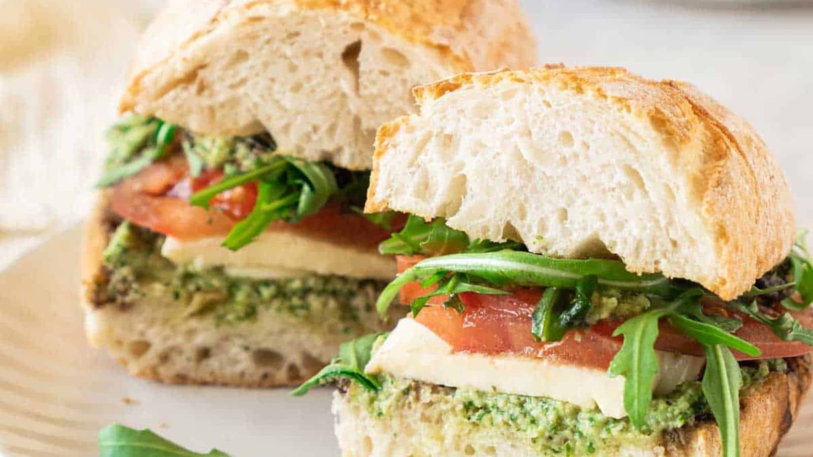 Pesto Caprese Sandwich by Picnic Lifestyle