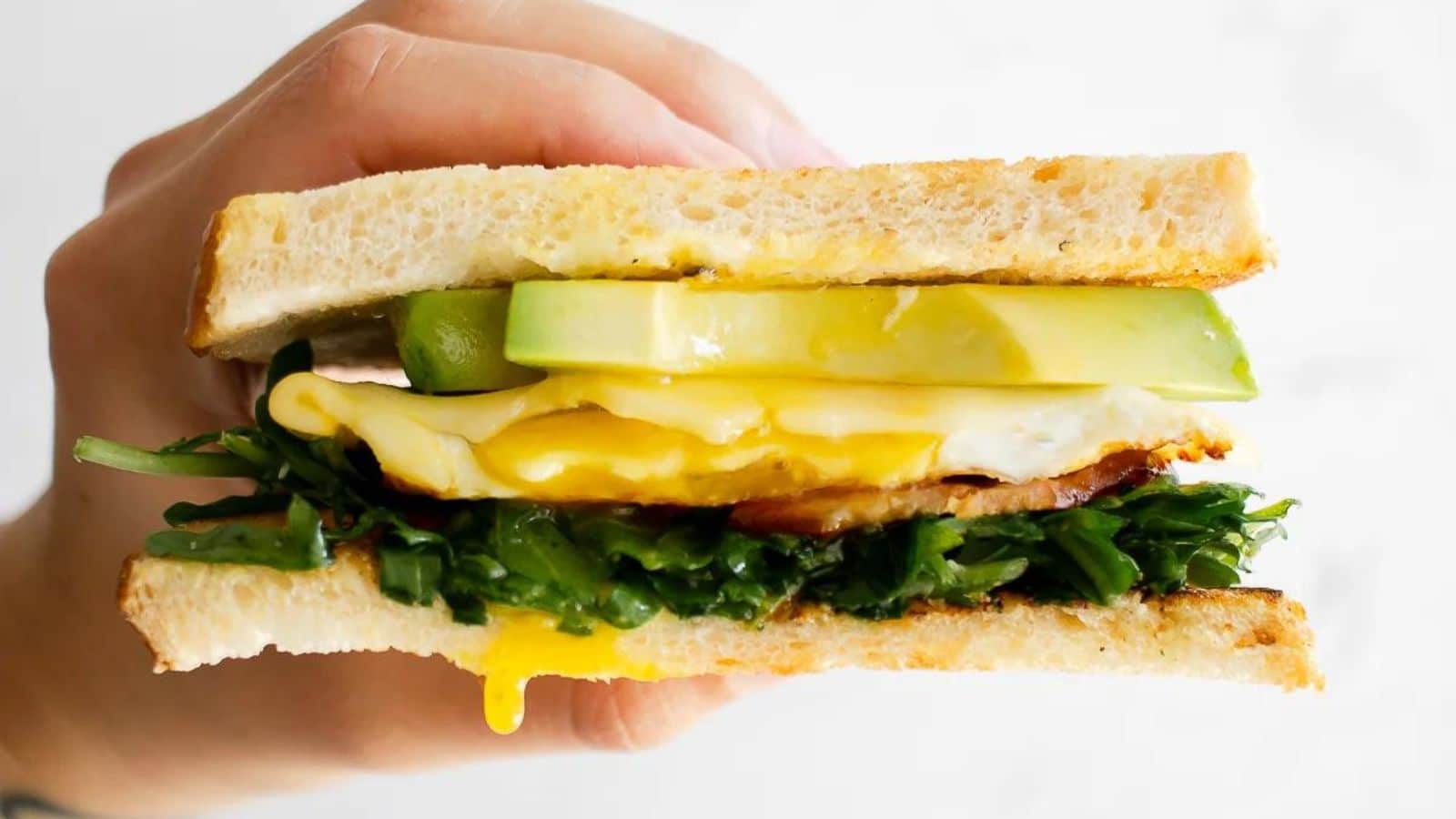 Sourdough Bread Breakfast Sandwich by The Bonnie Fig