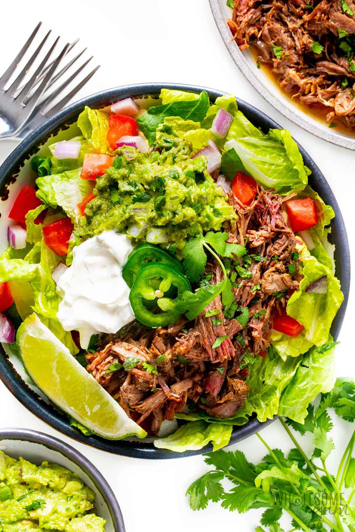 Barbacoa Recipe (Chipotle Copycat) by Wholesome Yum