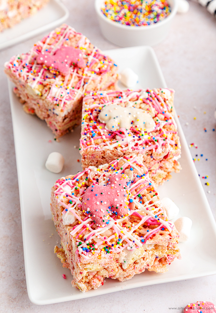 CIRCUS ANIMAL RICE KRISPIE TREATS by Artsy Fartsy Mama
