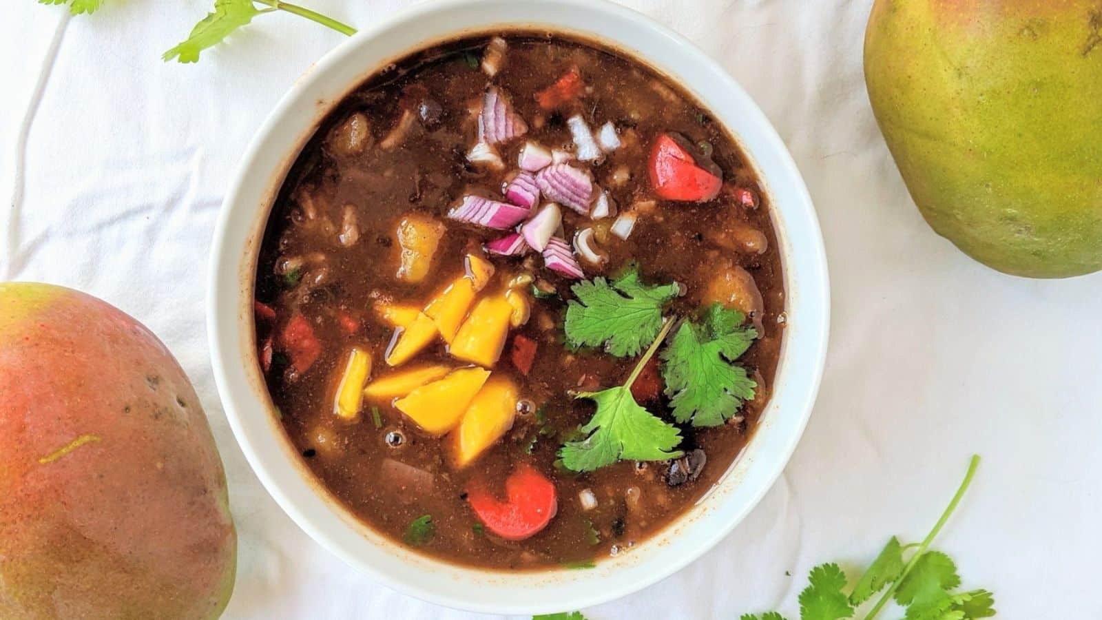 Mango Chili with Black Beans by The Herbeevore