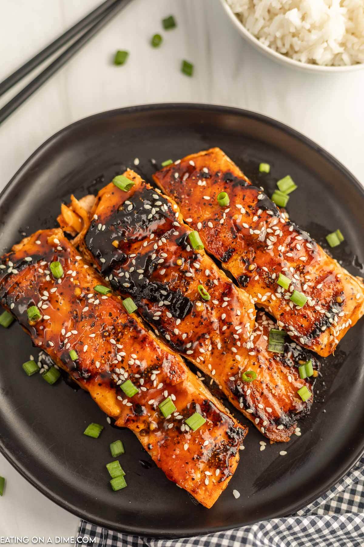 Teriyaki Salmon Recipe by Eating On A Dime
