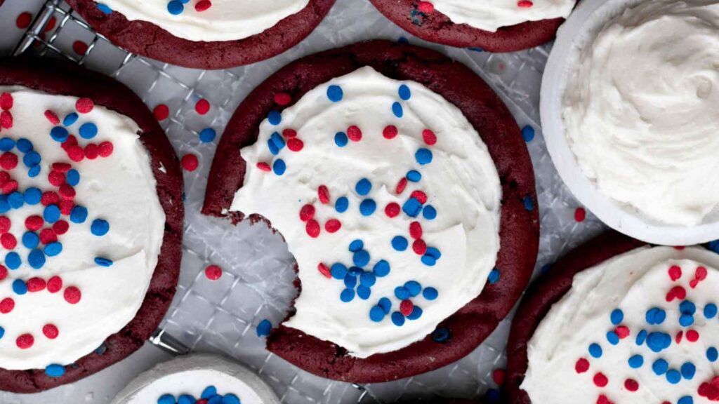 13 Fourth of July Cookie Recipes for a Star Spangled Celebration 4th of July Cookies by Lane and Grey Fare