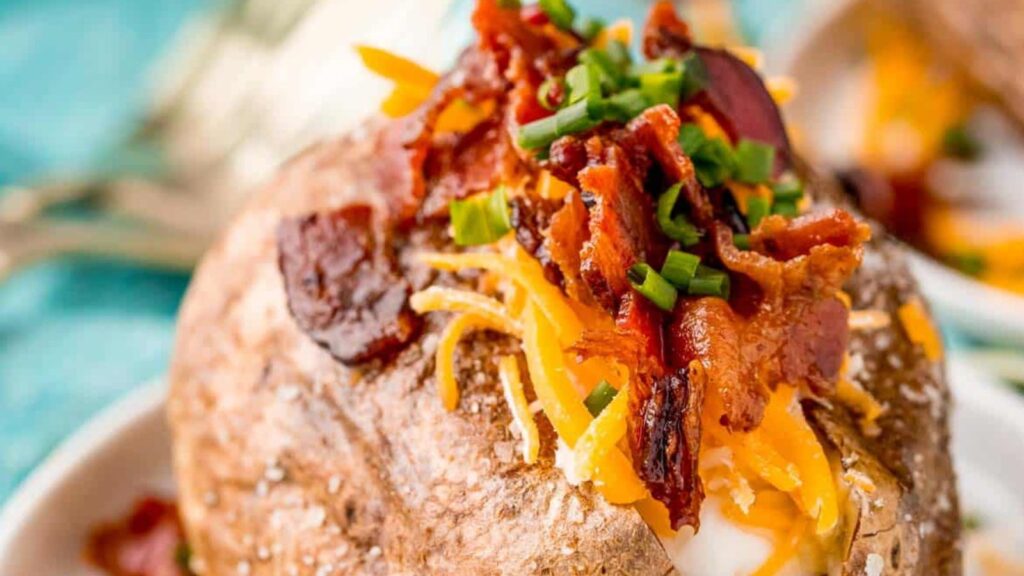 All Eyes on These 21 Irresistible Baked Potatoes Air Fryer Baked Potatoes by Busy Family Recipes