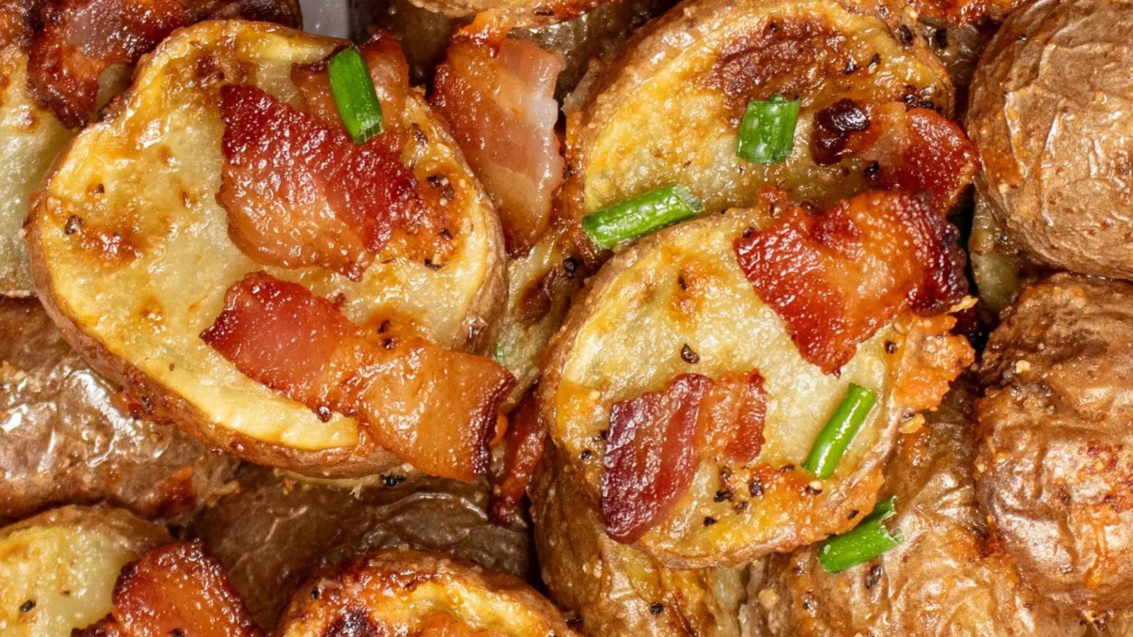 Air Fryer Roasted Bacon Potatoes by Munchy Goodness