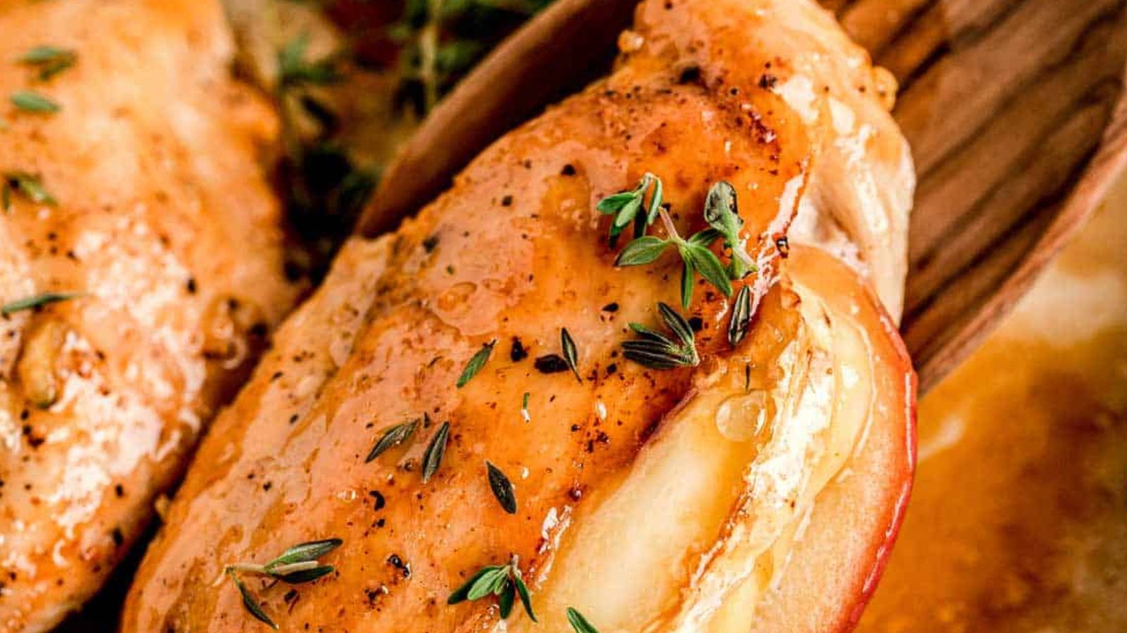 Apple and Brie Stuffed Chicken Breast by Haute and Healthy Living
