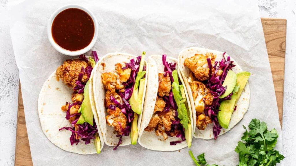 13 Reasons Cauliflower Deserves a Starring Role on Your Plate BBQ Cauliflower Tacos by Toshi's Table