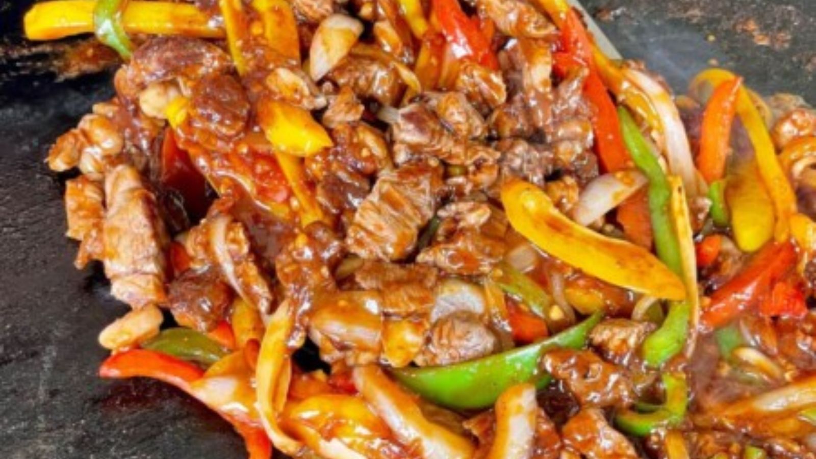 Beef Pepper Steak with Bell Peppers and Onions by The Flat Top King