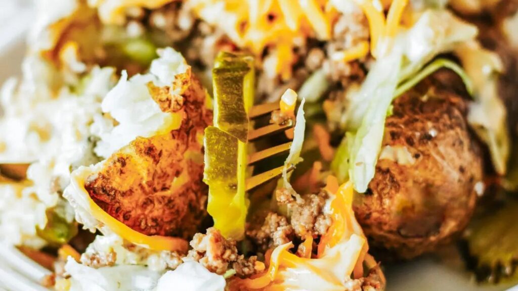 Big Mac Reinvented: 16 Unique Twists on a Classic Favorite Big Mac Baked Potato by Wonky Wonderful