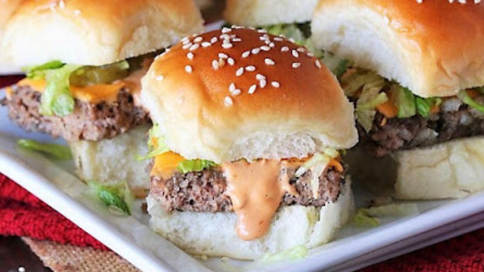 Small But Mighty: 21 Slider Recipes That Pack a Punch Big Mac Sliders by The Kitchen Is My Playground