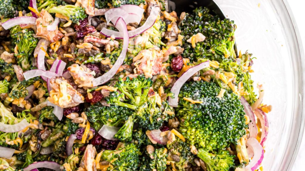 Picnic Like a Pro: 25 Crowd Pleasing Sides You Haven't Tried Yet Broccoli Salad with Craisins by Salads Soups and Sweets