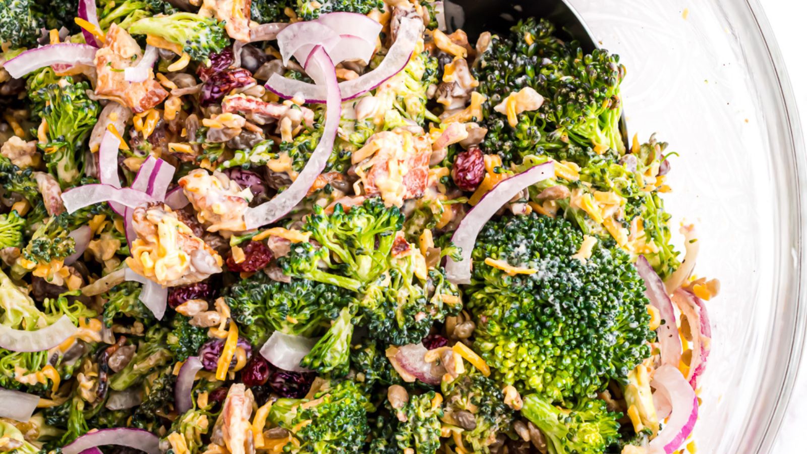 Host the Ultimate Fourth of July Cookout with These 28 Last Minute BBQ Recipes Broccoli Salad with Craisins by Salads Soups and Sweets