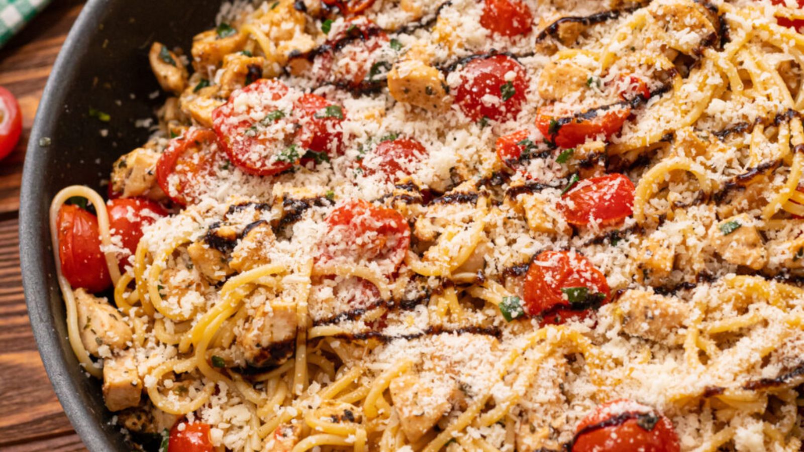 Pasta La Vista, Baby: 21 Italian Recipes Bruschetta Chicken Pasta by The Cookin' Chicks