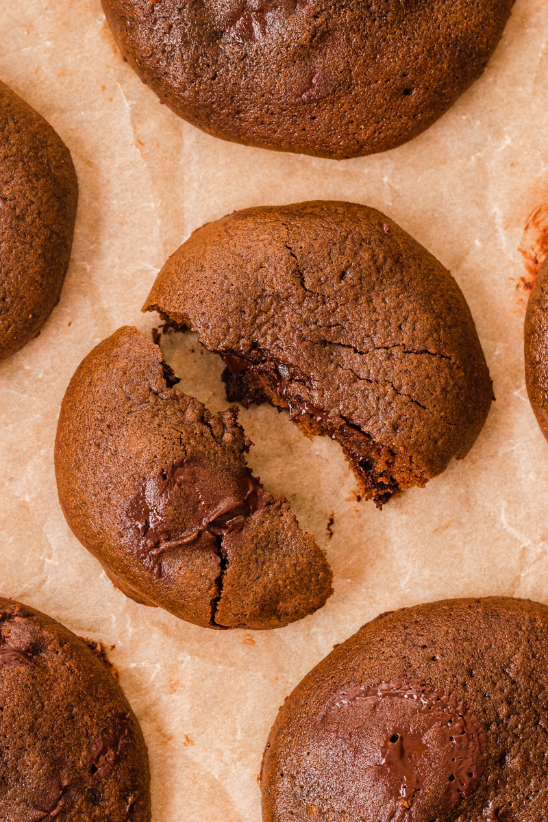 CHOCOLATE BROWNIE COOKIES by The Cookin' Chicks