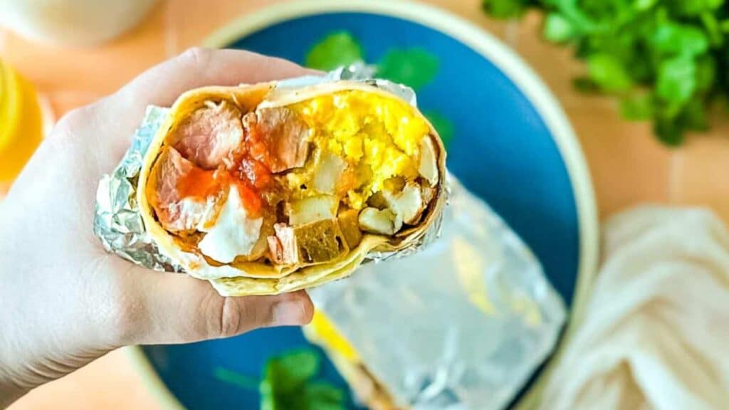 Carne Asada Breakfast Burrito by Two Cloves Kitchen