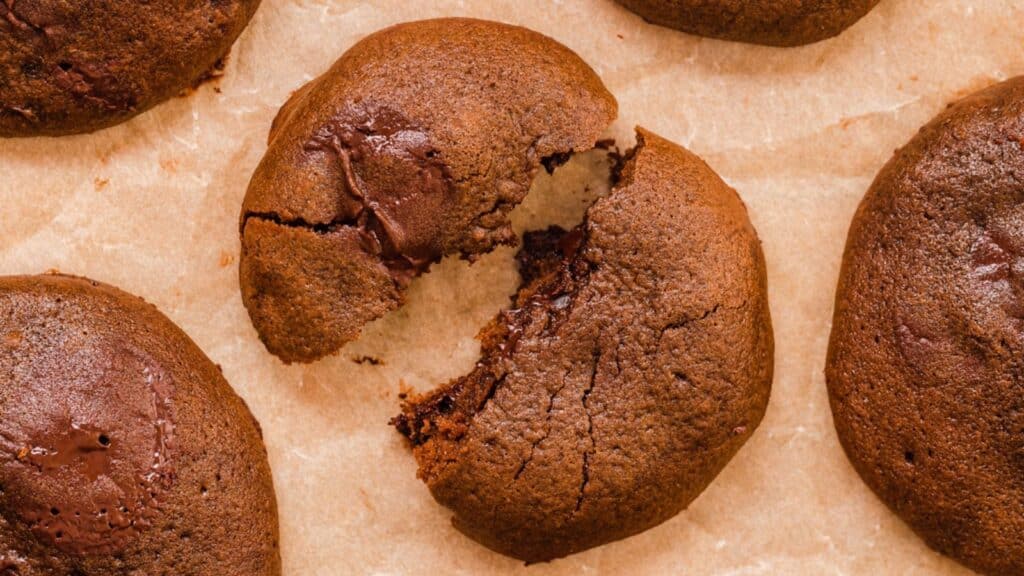 Chocolate Brownie Cookies by The Cookin' Chicks