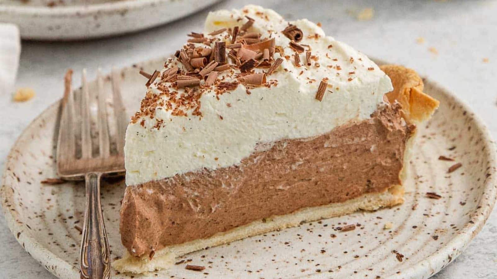 Chocolate Cream Pie by To Simply Inspire