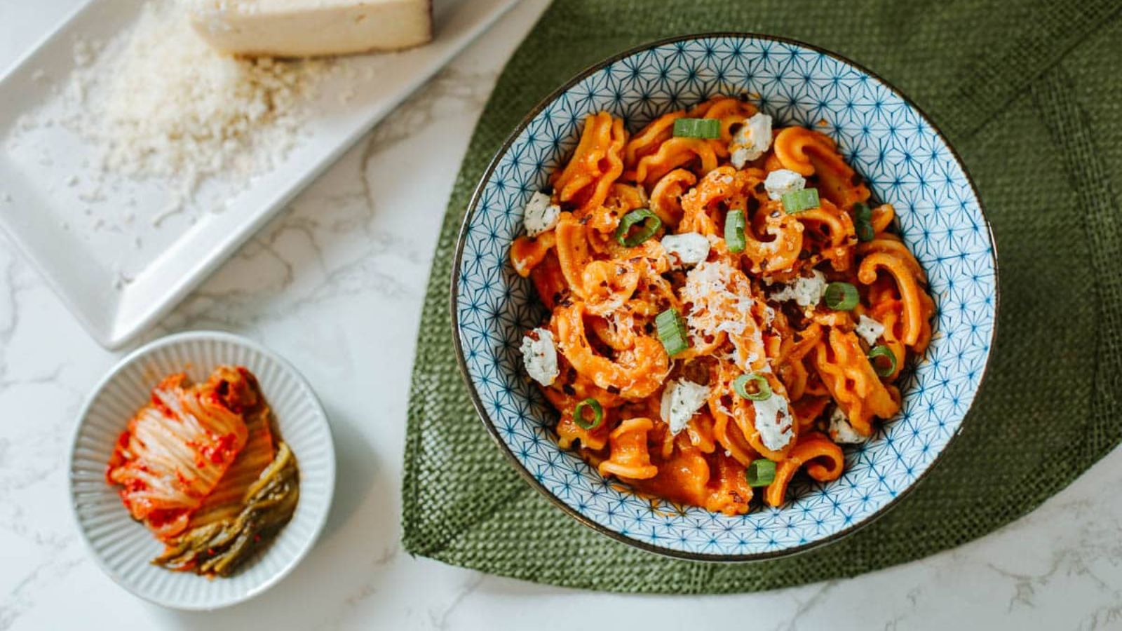 Creamy Gochujang Pasta by The Seaside Calls