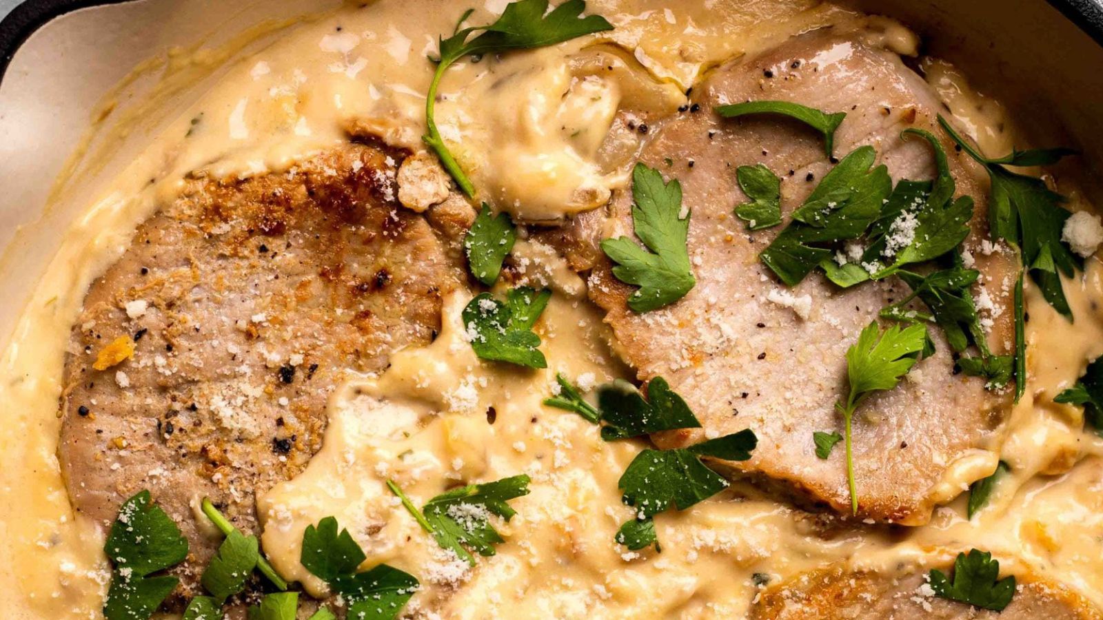 Creamy Pork Chops by All Nutritious