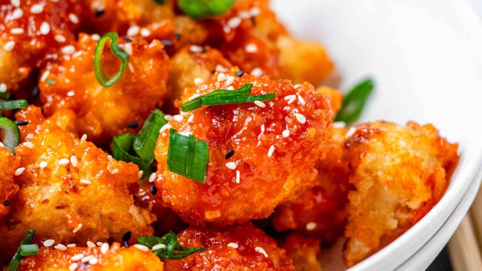 Crispy Gochujang Cauliflower by Piper Cooks