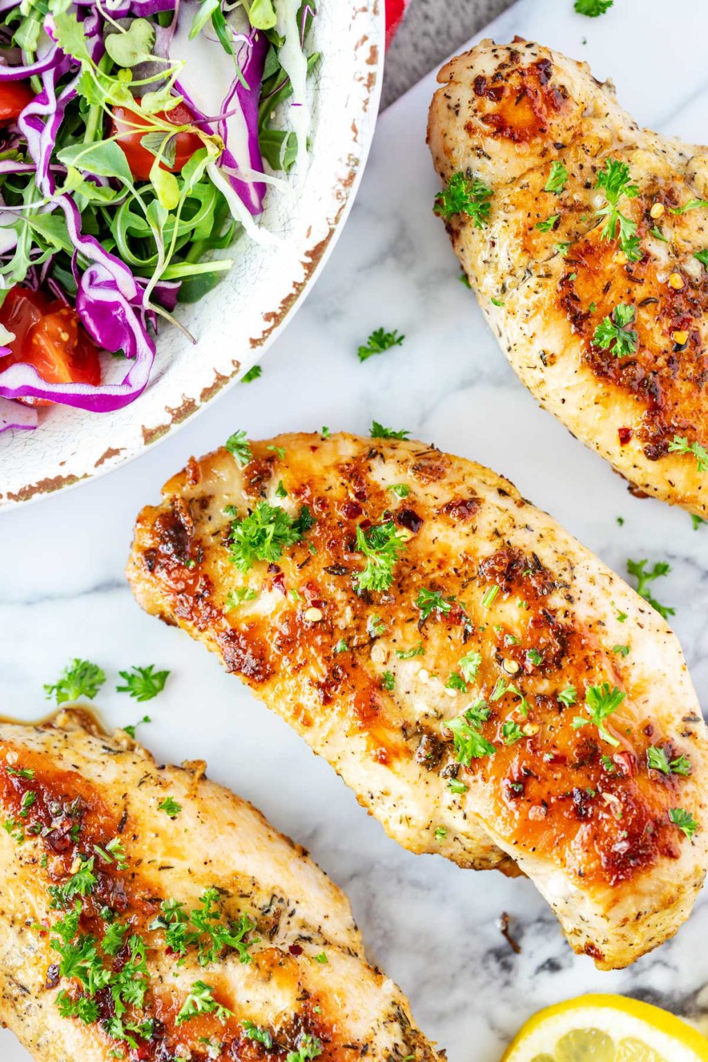 Easy Griddle Chicken Breast by Wendy Polisi