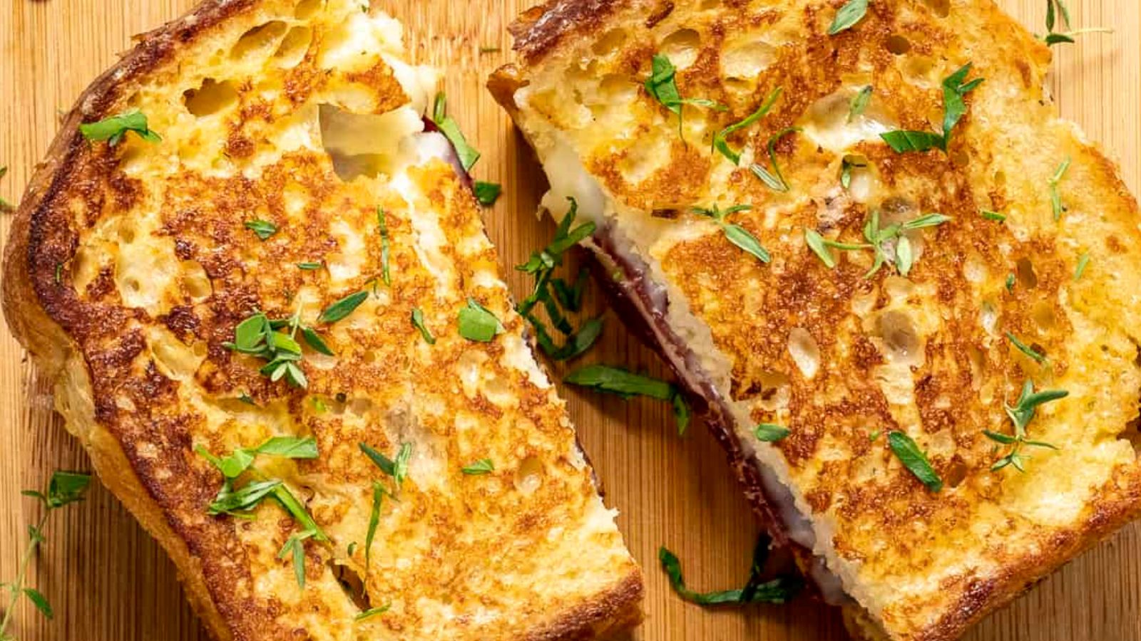 19 French Toast Recipes That'll Be a Hit at Breakfast French Toast Breakfast Sandwiches by Give Recipe