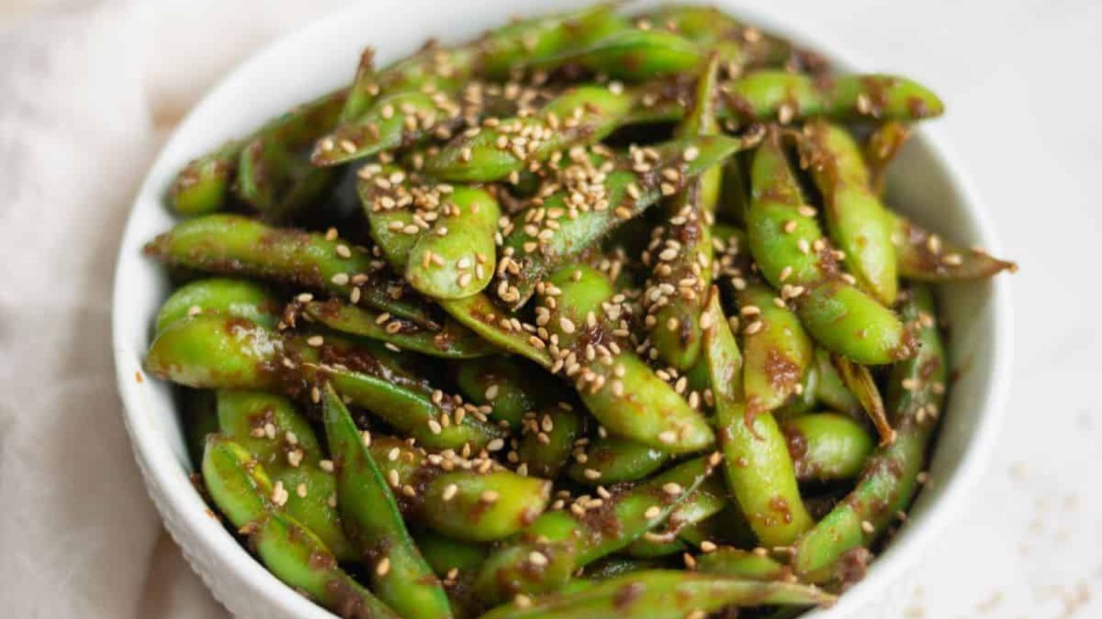 Garlic Soy Edamame by CC's Table