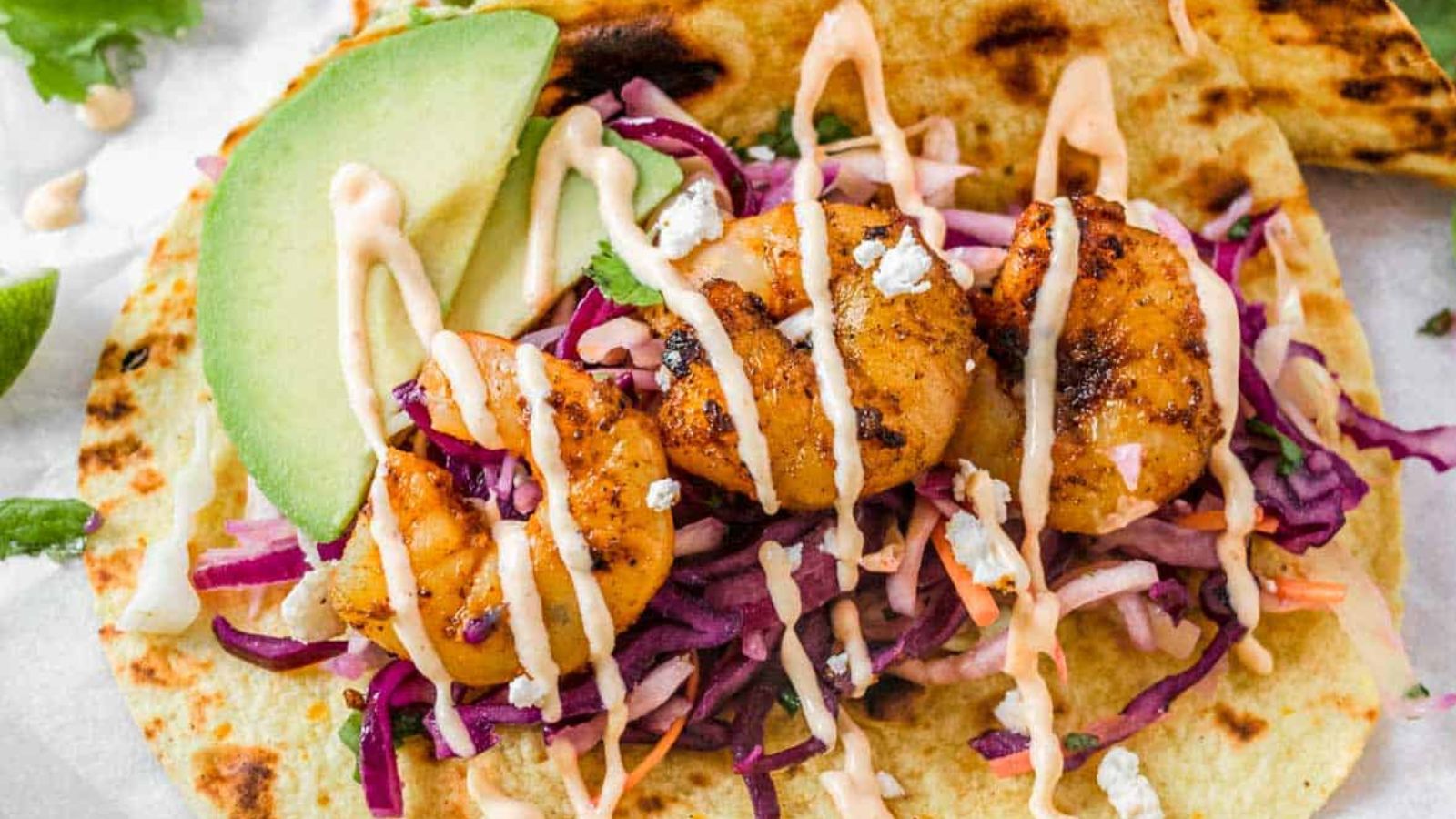 Breaking Taco News: 32 Taco Recipes That'll Make Your Mouth Water Grilled Shrimp Tacos With Coleslaw by The Yummy Bowl