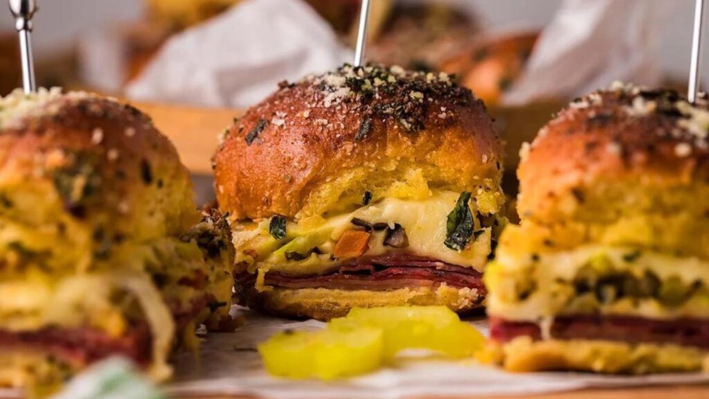 Small But Mighty: 21 Slider Recipes That Pack a Punch Hot Italian Sliders by Xoxo Bella